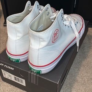 PF Flyers Center Hi (White/Red) (Size: 10 mens)